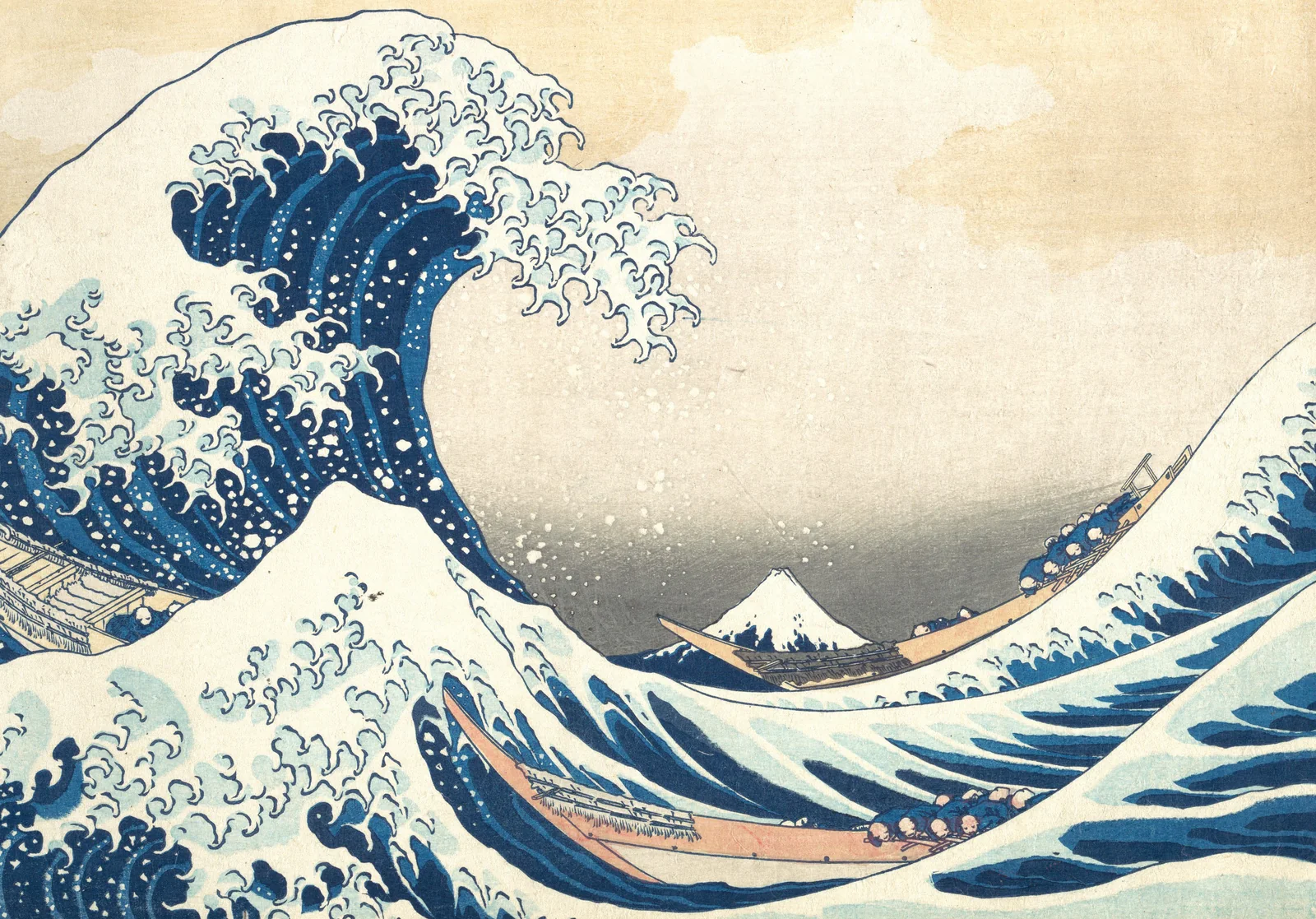 Katsushika Hokusai, Wielka fala w Kanagawie