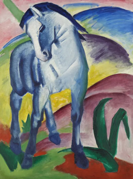 Franz Marc, Błękitny koń I